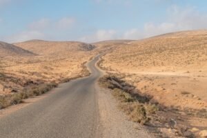 The desert near Sidi Ifni